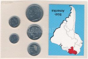 Venezuela 1989-1990. 25c-5B (5xklf) vákuumcsomagolt forgalmi összeállítás T:UNC
Venezuela 1989-1990...