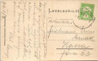 1916 Újmoldova, Neumoldowa, Bosneag, Moldova Noua; Magyar Korona szálloda. Harkányi kiadása / hotel