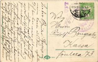 1915 Brassó, Kronstadt, Brasov; Korona szálloda és kávéház, Bodendorf cukrászat / Hotel Krone / hote...