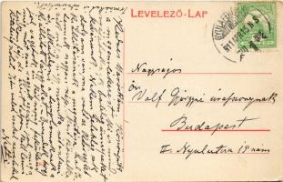 1911 Gyulafehérvár, Karlsburg, Alba Iulia; Ávéd Jákó ház / teacher's house