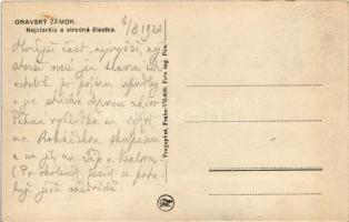 1920 Árvaváralja, Oravsky Podzámok; Nejstarsia a stredná ciastka / Árva vára / Oravsky zámok / castl...