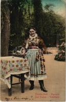 1910 Pöstyén, Piestany; népviselet, folklór / Upper Hungarian (Slovak) folklore (EB)