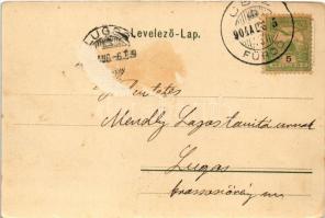 1904 Csíz-fürdő, Kúpele Cíz; Tanítói árvaházak szanatóriuma. Fógel Mór kiadása / spa, orphanage'...