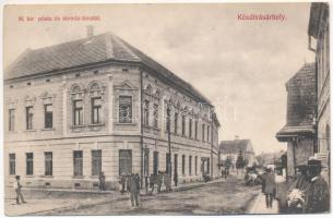 1909 Kézdivásárhely, Targu Secuiesc; M. kir. posta és távirda hivatal / post and telegraph office