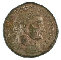 Római Birodalom / Nicomedia / II. Maximinus 311-313. Follis ezüstözött bronz (4,17g) T:AU,XF patina Roman Empire / Nicomedia / Maximinus ll 311-313. Follis silvered bronze IMP C GAL VAL MAXIMINVS P F AVG / SOLI IN-VICTO - star - A SMN (4,17g) C:AU,XF patina RIC VI 77b