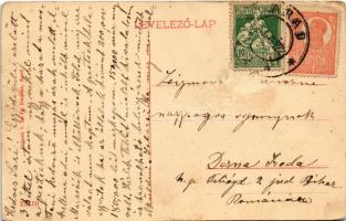 1922 Arad, Neuman Testvérek gyára, szeszgyár. Ingusz I. és fia kiadása / factory, distillery (Rb)