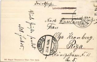 1914 Dubicsány, látkép a Barta kastélyból (Rb)