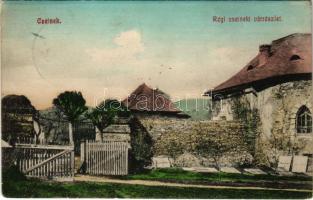 1913 Csetnek, Stítnik; Régi vár. Csernok Rezső kiadása / old castle (EK)