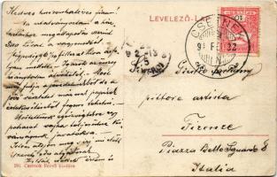 1913 Csetnek, Stítnik; Régi vár. Csernok Rezső kiadása / old castle (EK)