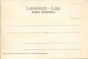 Vukovár, Vukovar; "ALBRECHT" gőzüzemű oldalkerekes személyhajó. Vilma Baum kiadása / Hunga...