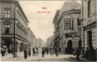 Arad, Deák Ferenc utca, gyógyszertár, üzletek / street, pharmacy, shops