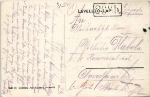 1914 Nagymihály, Michalovce; Takarékpénztár, Ipar és Kereskedelmi Bank, Lichtig Hermann üzlete / sav...