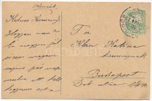 1909 Rigósfürdő, Bogda-Rigós-fürdő, Bogdarigós, Bogda; látkép, kápolna, vendéglő, étterem, fürdő épü...