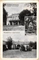 1930 Nyáregyháza, Manó kastély, Nyári Pál síremléke, Wekerle kastély (EK)