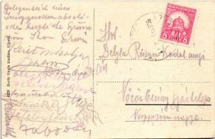 1928 Tompa, a körösi halászház, amire a szerbek foga fáj. Barth Gyula kiadása (EK)