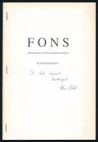 Hermann Róbert: Duka Tivadar visszaemlékezése. Különlenyomat a FONS (Forráskutatás és Történeti Segédtudományok) IV. (1997) 2. számából. H.n., é.n., magánkiadás, 149-178 p. Tűzött papírkötés. A szerző, Hermann Róbert (1963- ) történész által DEDIKÁLT (Dr. Szele Lajosnak).