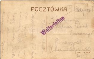 Sucha Beskidzka, Sucha; general view, church, feldpost (EK)