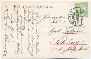 1908 Brassó, Kronstadt, Brasov; Schulergebirge, Ruya / Postavaru, Ruia / Keresztényhavas, Ruja, kuny...