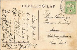 1912 Sály, Báró Seckensdorff kastély télen. Szilágyi Arthur műintézetéből (EK)