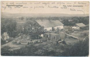 1914 Sepsiszentgyörgy, Sfantu Gheorghe; Pap Lehel cementgyára / cement factory (fl)