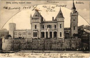 1904 Budapest XXII. Budafok, Törley kastély északról nézve (EK)