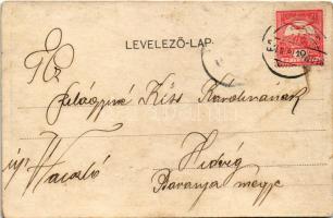 Ádánd, Bálványosi Satzger Géza kastélya. Schwarcz Kálmán kiadása (r)