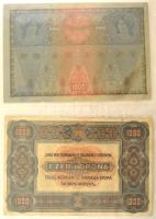 1902-1920. 36db-os Korona bankjegy tétel mind felülbélyegzéssel vagy bélyeggel ellátva, továbbá hami...