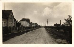 1946 Trebestovice, Trebestowitz; street, railway tracks