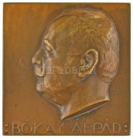 Vágó Dezső (1882-1945) DN &quot;Bókay Árpád (belgyógyász) / Sic vos non vobis (Akárcsak te)&quot; kétoldalas bronz plakett (64x62mm) T:XF / Hungary ND &quot;Árpád Bókay / Sic vos non vobis (Just like you)&quot; two-sided Br plaque. Sign.: Dezső Vágó (1882-1945) (64x62mm) C:XF  HP.: 6354.