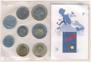 Olaszország 1987-1999. 5L-1000L (8xklf) vákuumcsomagolt forgalmi összeállítás T:UNC,AU
Italy 1987-1...
