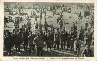 Military WWI Russian war prisoners in Hungary