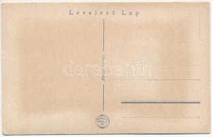 Balatonederics, Római katolikus templom és népiskola. Leporello belül a szénkéneg gyár és vasútállom...