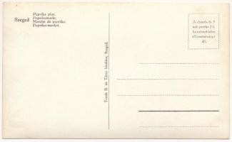 Szeged, paprika piac, üzletek. Traub B. és Társa kiadása