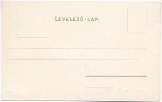 Siófok, Balatoni fürdő. Bruchsteiner és fia litho (EK)