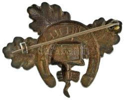 Osztrák-Magyar Monarchia ~1914-1918. "Magyar Királyi 7. Honvéd Huszárezred" zománcozott br...