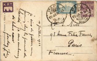 1922 Pápa, Fő tér, Vágó Dezső férfi divat terme, üzletek, piac. Vasúti levelezőlapárusítás 280. (kis...