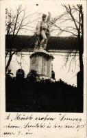1926 Somogyvár, Hősök szobra szentelés és leleplezés után, emlékmű. photo