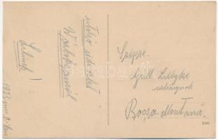 1923 Boksánbánya, Várboksán, Románbogsán, Németbogsán, Deutsch-Bogsan, Bocsa Montana; Piac tér / squ...