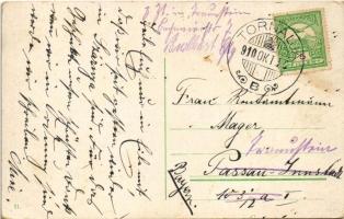 1910 Mohács, Vízhordó leány, mosóasszonyok, magyar folklór. A magyar népéletből (EK)