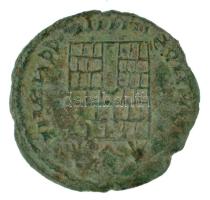 Római Birodalom / Siscia 4. század. Follis (barbár utánzat) bronz (1,85g) T:XF,VF patina Roman Empir...