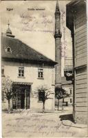 1915 Eger, Török minaret, gyógyszertár. Özv. Wahl Adolfné kiadása (EB)