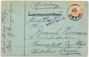 1918 Máramarossziget, Sighetu Marmatiei; Magyar utca, Káhán Jüdel zsidó üzlete. Berger Miksa kiadása...