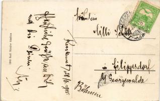 1915 Kecskemét, Mozgószínház (mozi). Szél Nándor kiadása (ragasztónyom / glue marks)