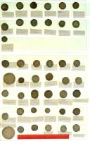 1337-1619. Rendezett, 80db-os garas, dénár és parvus gyűjtemény berakólapon a vegyesházi királyok id...