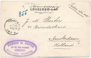 1905 Szeged, Csongrádi takarékpénztár, építkezés állványokkal (EK)