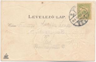 1904 Pécs, indóház, vasútállomás, Széchenyi tér, székesegyház, hadapród iskola. Fürst Lipót kiadása,...