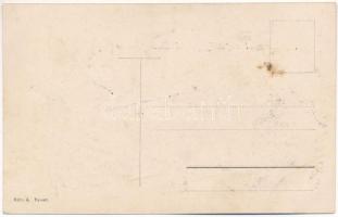 Budapest, Bleriot repülőgépével Budapesten. Biró A. kiadása (fl)