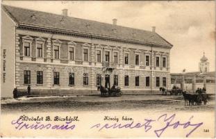 1902 Bicske, Községháza. Flakker Sándor kiadása (fl)