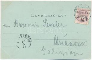 1898 (Vorläufer) Budapest I. Szt. Gellért-hegy, Tabán városrész este. Ottmar Zieher Art Nouveau, lit...