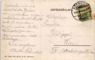 1915 Körmend, Honvéd laktanya, katonák. Neu Ignác és fia kiadása (EK)